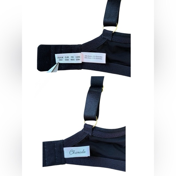 Charade, Black Underwire Bra, Size 36H 🫦 - Picture 9 of 11